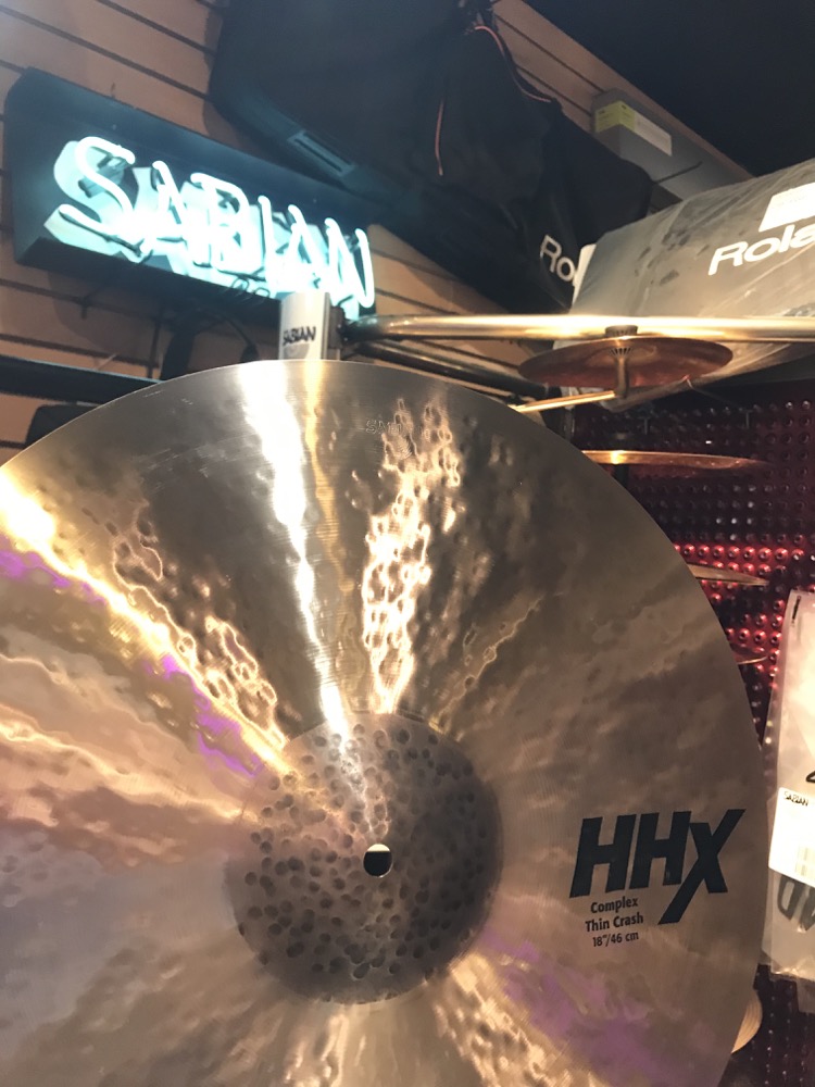 Sabian Sabian 18" HHX Complex Thin Crash - Cymbals