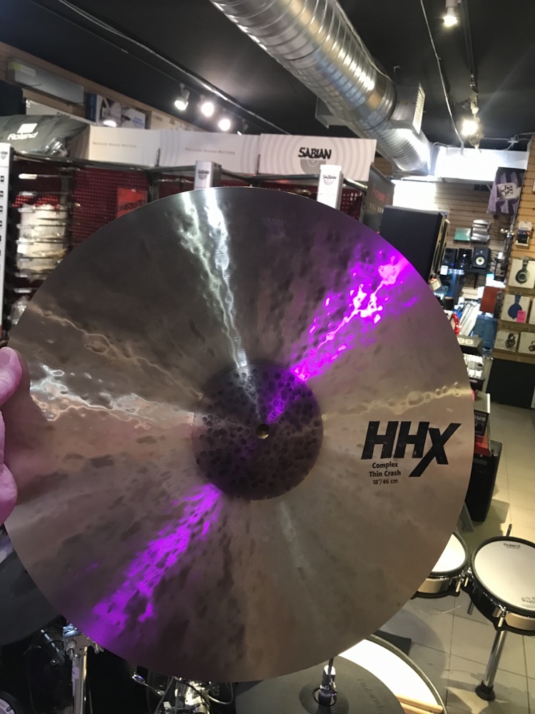 Sabian Sabian 18" HHX Complex Thin Crash - Cymbals