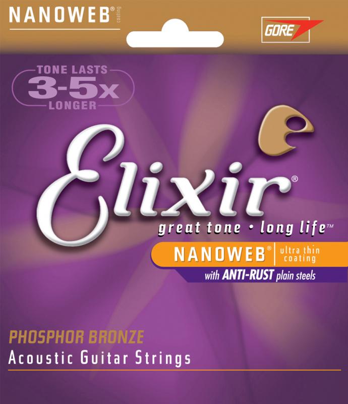 Elixir Acoustic Phosphor Bronze Nanoweb  &hellip;
