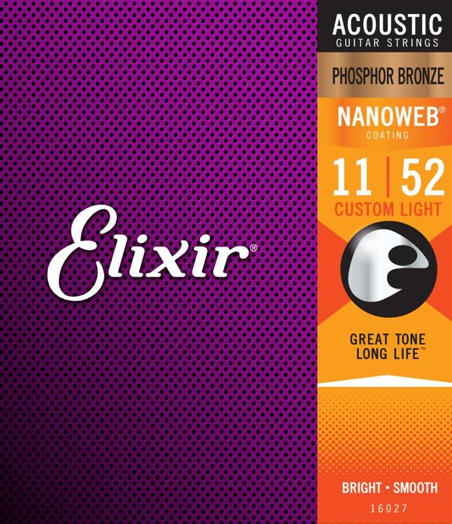 Elixir Acoustic Phosphor Bronze Nanoweb  &hellip;