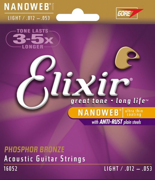 Elixir Acoustic Phosphor Bronze Nanoweb  &hellip;