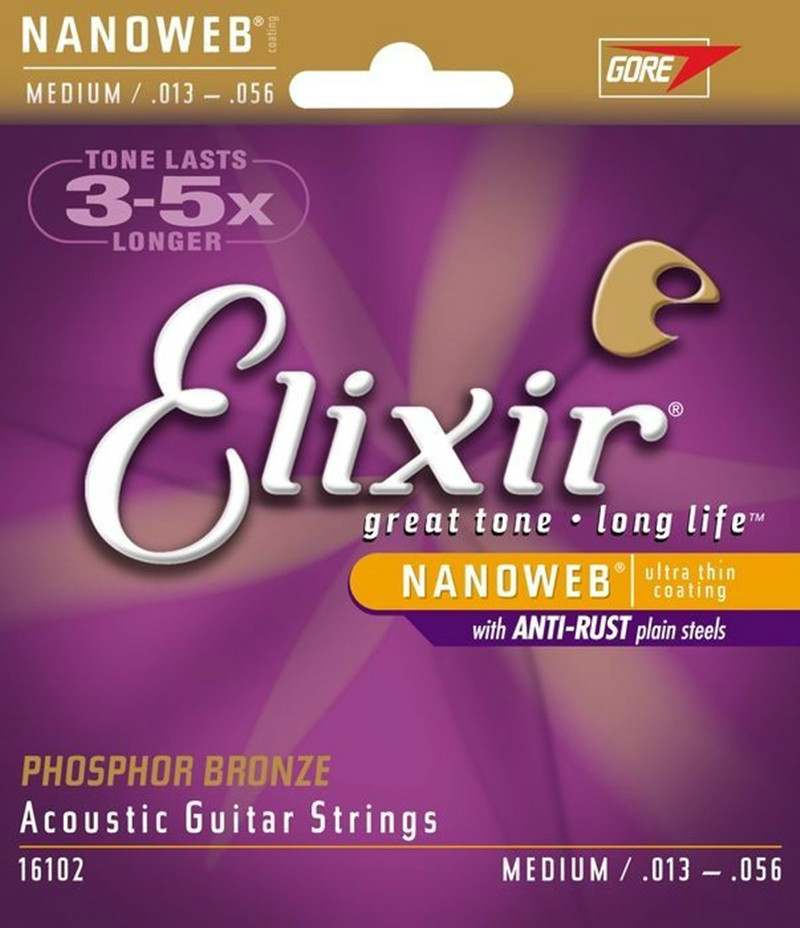 Elixir Acoustic Phosphor Bronze Nanoweb  &hellip;