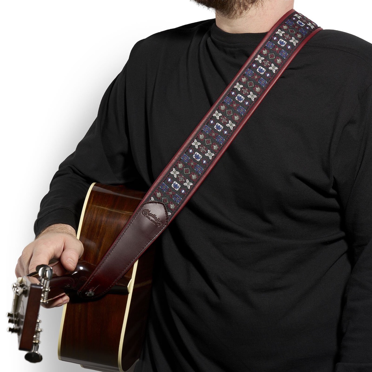 Martin Martin Strap Retro Jacquard Leather Festival - Guitars