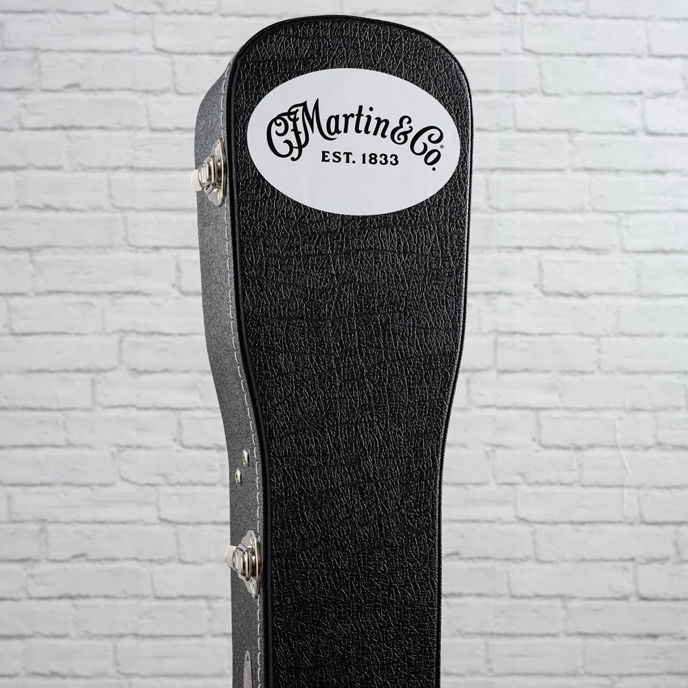 Martin Guitar Sticker - White With Black Logo