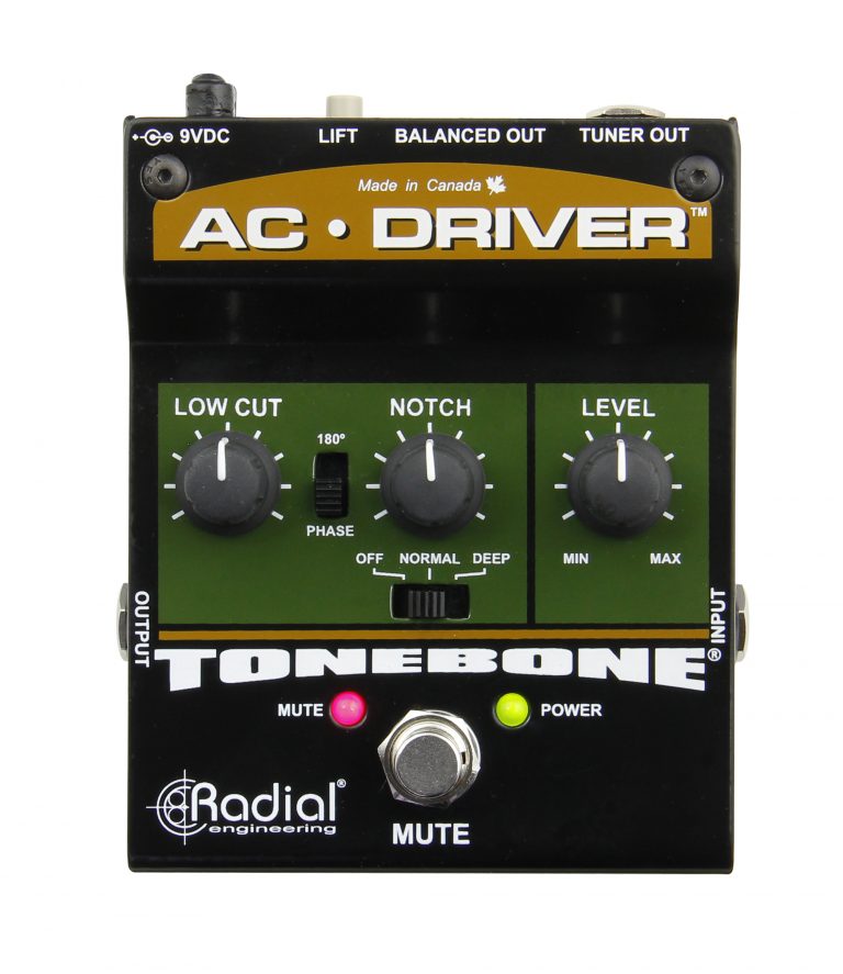 Radial AC Driver Acoustic Preamp And Direct Box
