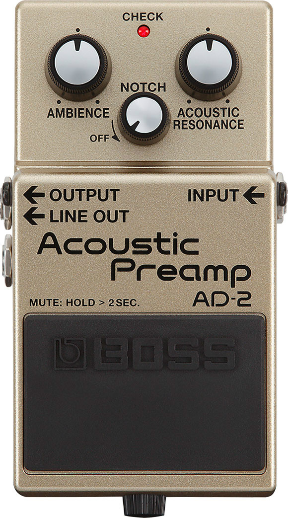 BOSS BOSS AD-2 Acoustic Preamp Pedal - Effects