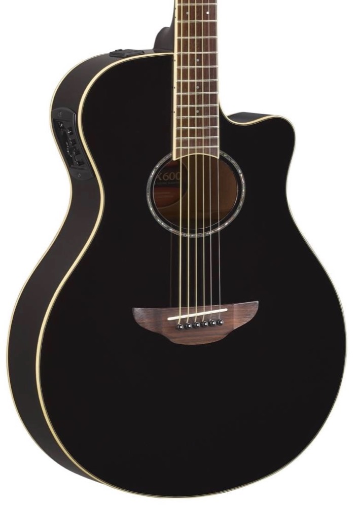 Yamaha Yamaha APX600 Acoustic Electric Guitar In Black - Guitars