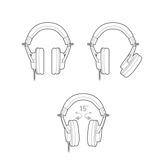 Audio-Technica Audio Technica ATH-M20x Monitor Headphones Closed - Recording