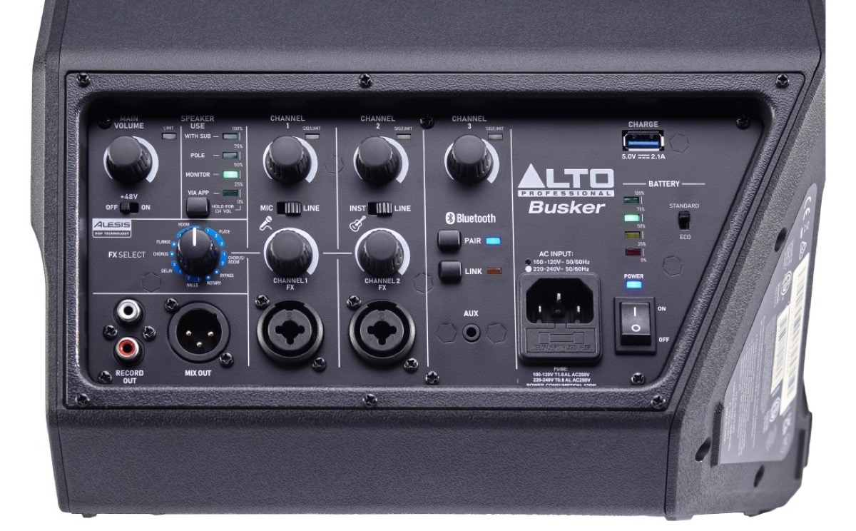 Alto Alto Busker Portable 200W-watt Battery Powered PA Speaker - Live Sound, DJ