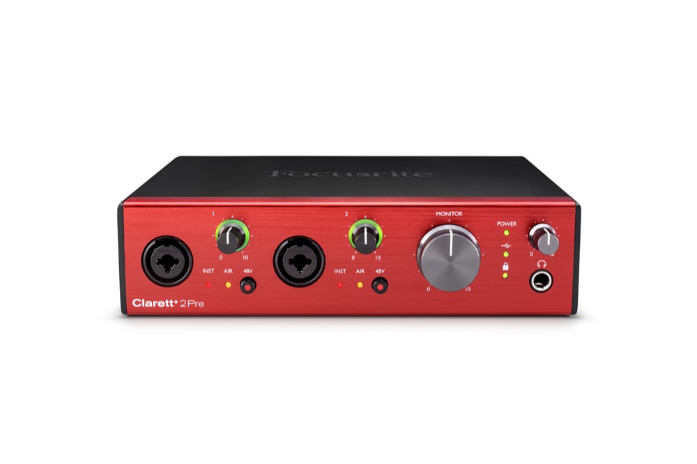 Focusrite Focusrite Clarett Plus 2 Pre 10 in 4 out USB Audio Interface - Recording