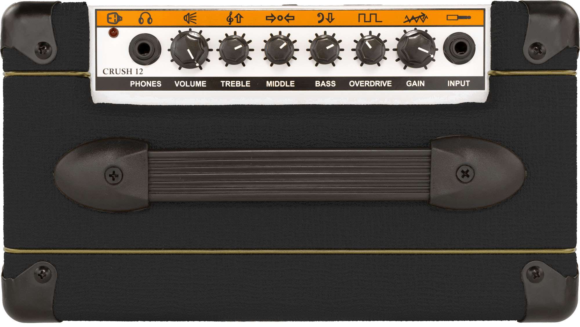 Orange Orange Crush 12 Single Channel Solid State 12 Watt Combo In Black - Guitars