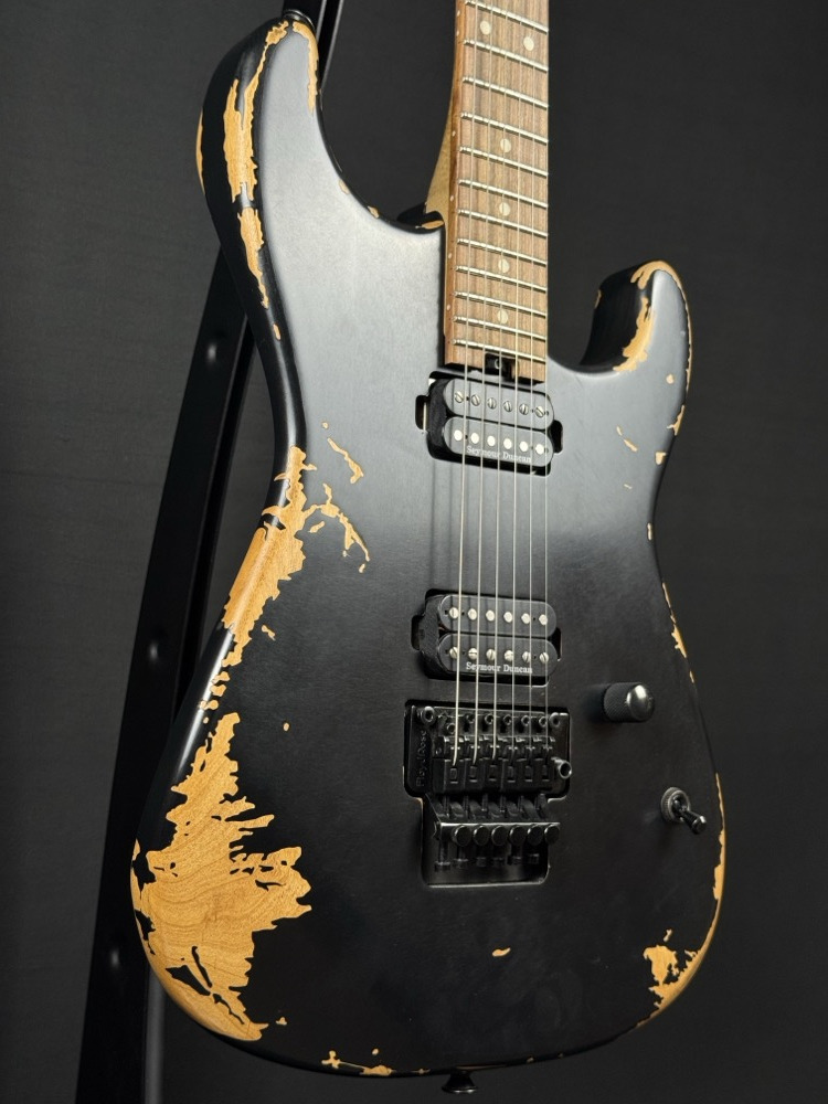 Charvel Charvel Pro-Mod Relic San Dimas Style 1 HH, Floyd Rose, Weathered Black - Guitars
