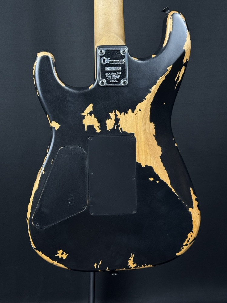 Charvel Charvel Pro-Mod Relic San Dimas Style 1 HH, Floyd Rose, Weathered Black - Guitars