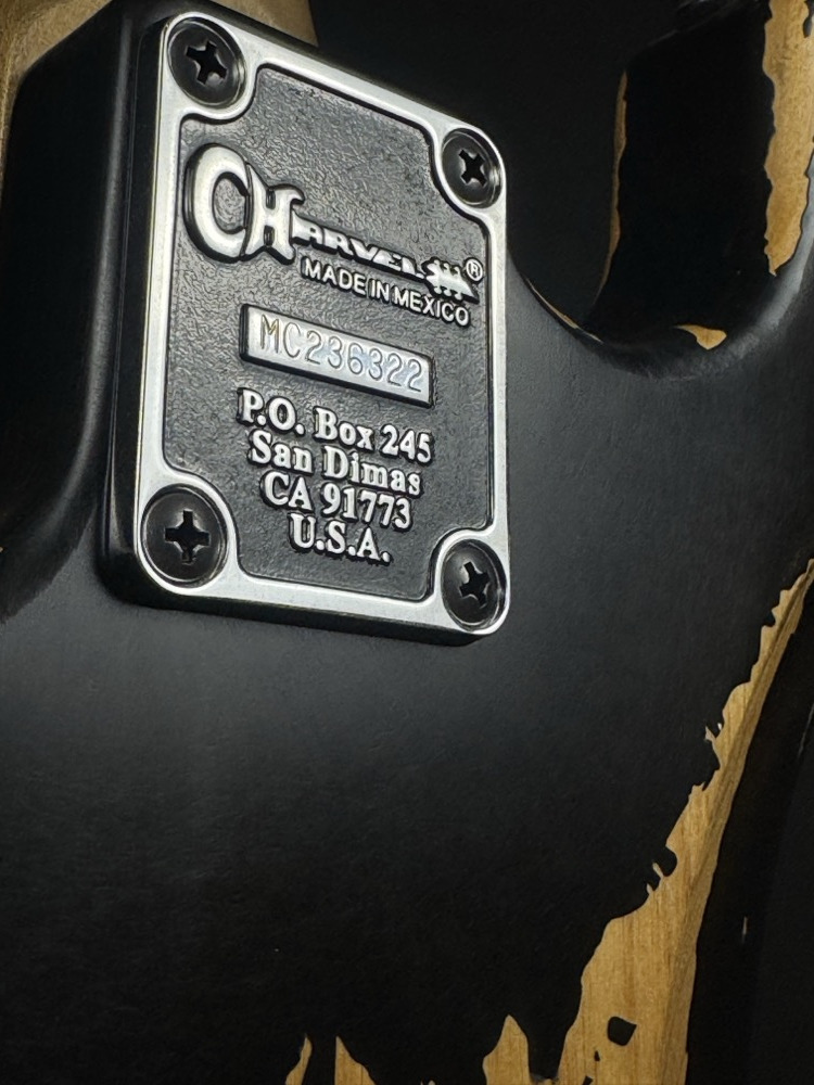 Charvel Charvel Pro-Mod Relic San Dimas Style 1 HH, Floyd Rose, Weathered Black - Guitars