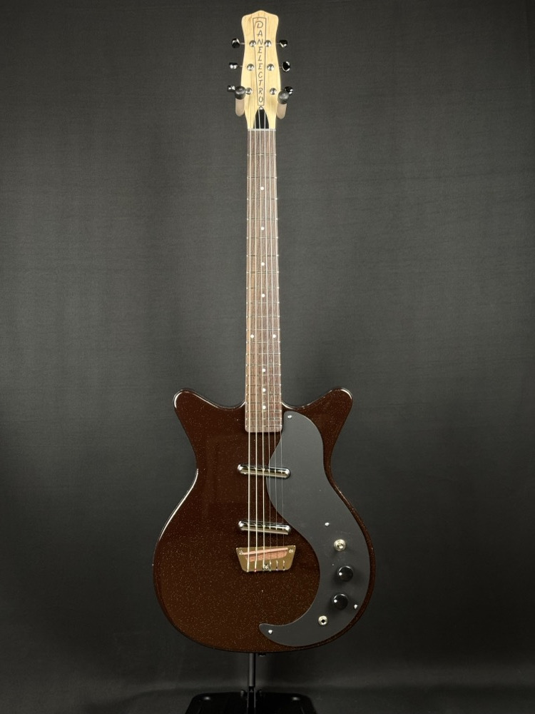 Danelectro '59 Glitter - Maroon, Silver