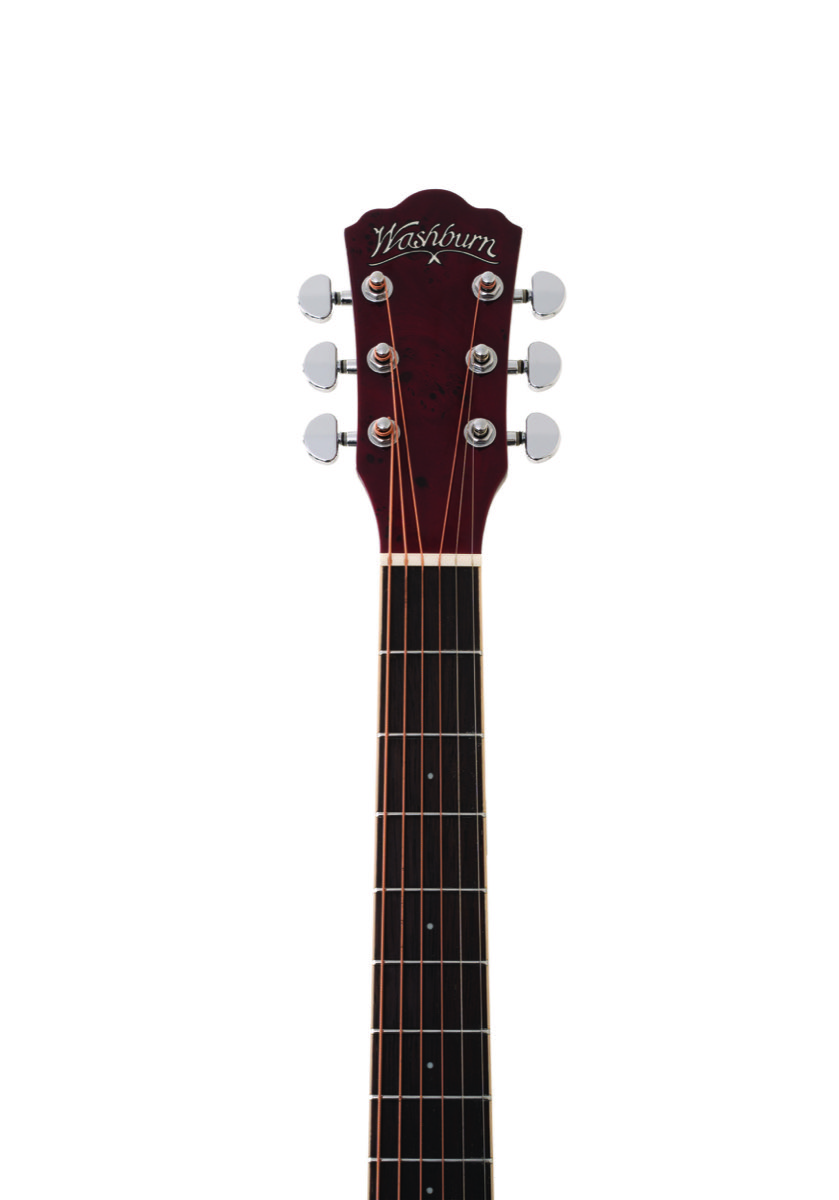 Washburn Washburn Deep Forest Burl Grand Auditorium Acoustic-Electric Guitar Amber Fade - Guitars