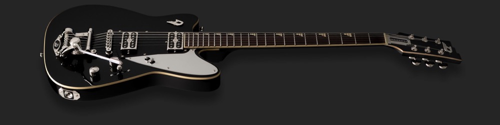 Duesenberg Duesenberg Falken Guitar Tremolo In Black With Case - Guitars