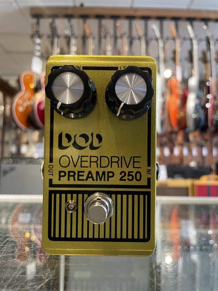 DOD Digitech DOD Overdrive Preamp 250 Pedal With True Bypass and LED - Effects