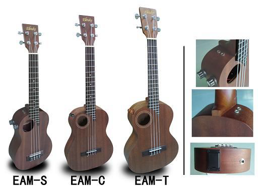 Eleuke Ukulele Soprano Mahogany with Pickup …