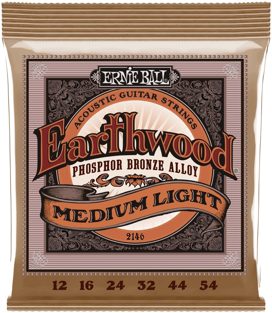 Ernie Ball Earthwood Phosphor Bronze Medium  &hellip;