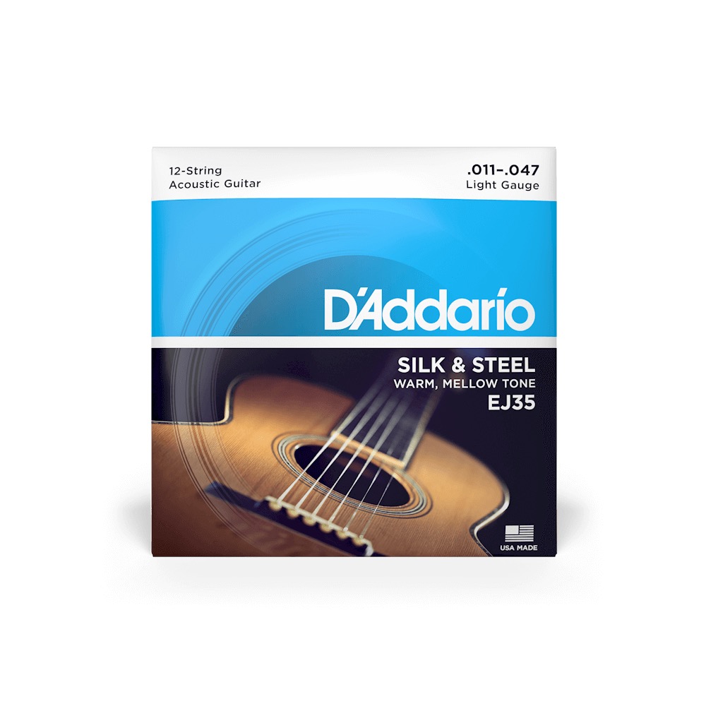 D'Addario EJ35 12 String Silk & Steel