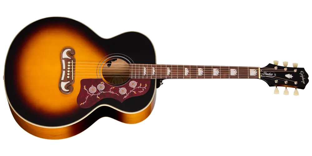 Epiphone J-200 Studio Acoustic/Electric Guitar  &hellip;