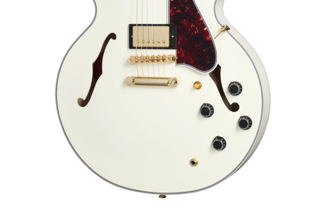 Epiphone Epiphone 1959 ES-355 Reissue Inspired By Gibson Custom In Classic White - Guitars