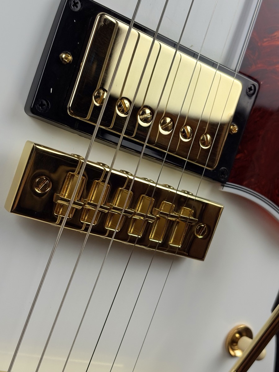 Epiphone Epiphone Alex Lifeson 1976 ES-355 Reissue, Hardshell Case - Alpine White - Guitars