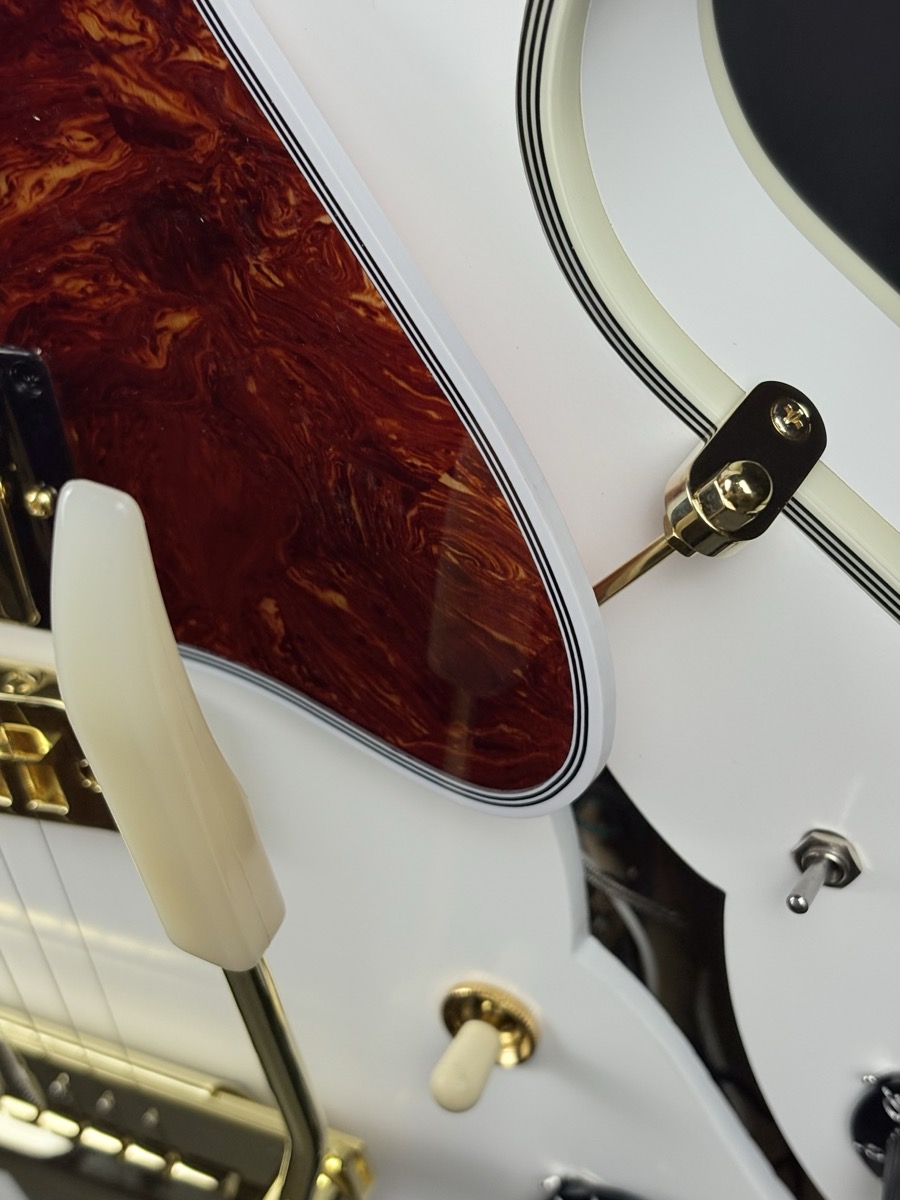 Epiphone Epiphone Alex Lifeson 1976 ES-355 Reissue, Hardshell Case - Alpine White - Guitars