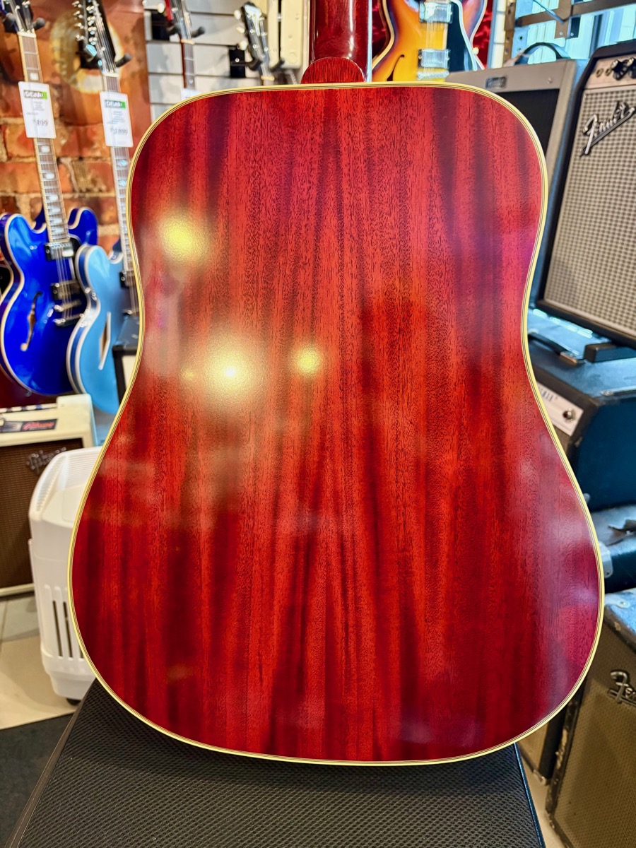 Epiphone Epiphone 1960 Hummingbird Reissue All Solid W/Pickup Cherry Burst - Guitars