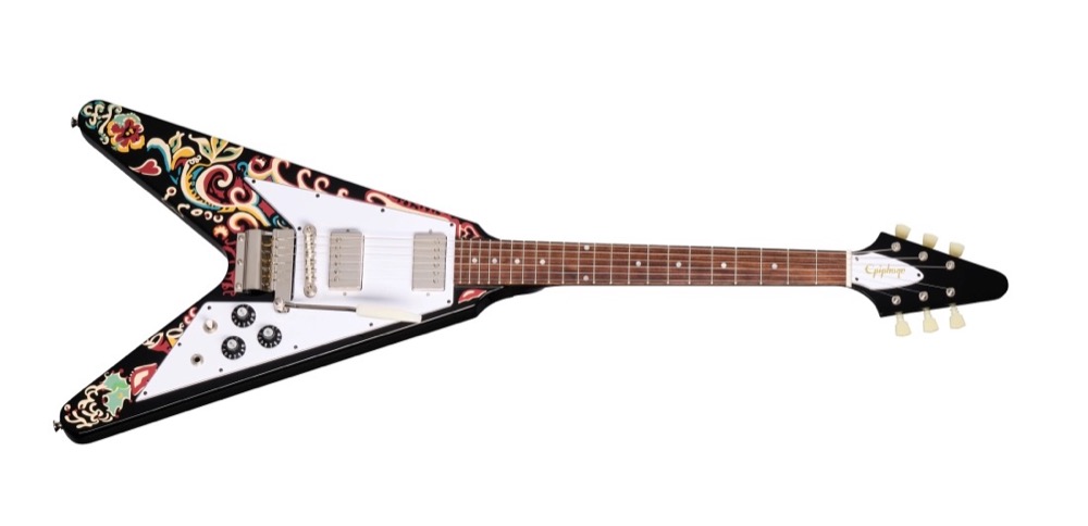 Epiphone Jimi Hendrix Love Drops Flying V  &hellip;