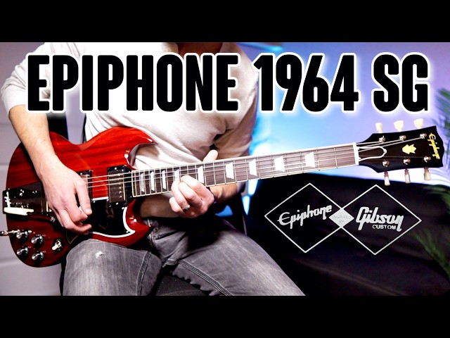 Epiphone Epiphone 1964 SG Standard, Vibrola Reissue Inspired By Gibson Custom, Cherry Red - Guitars