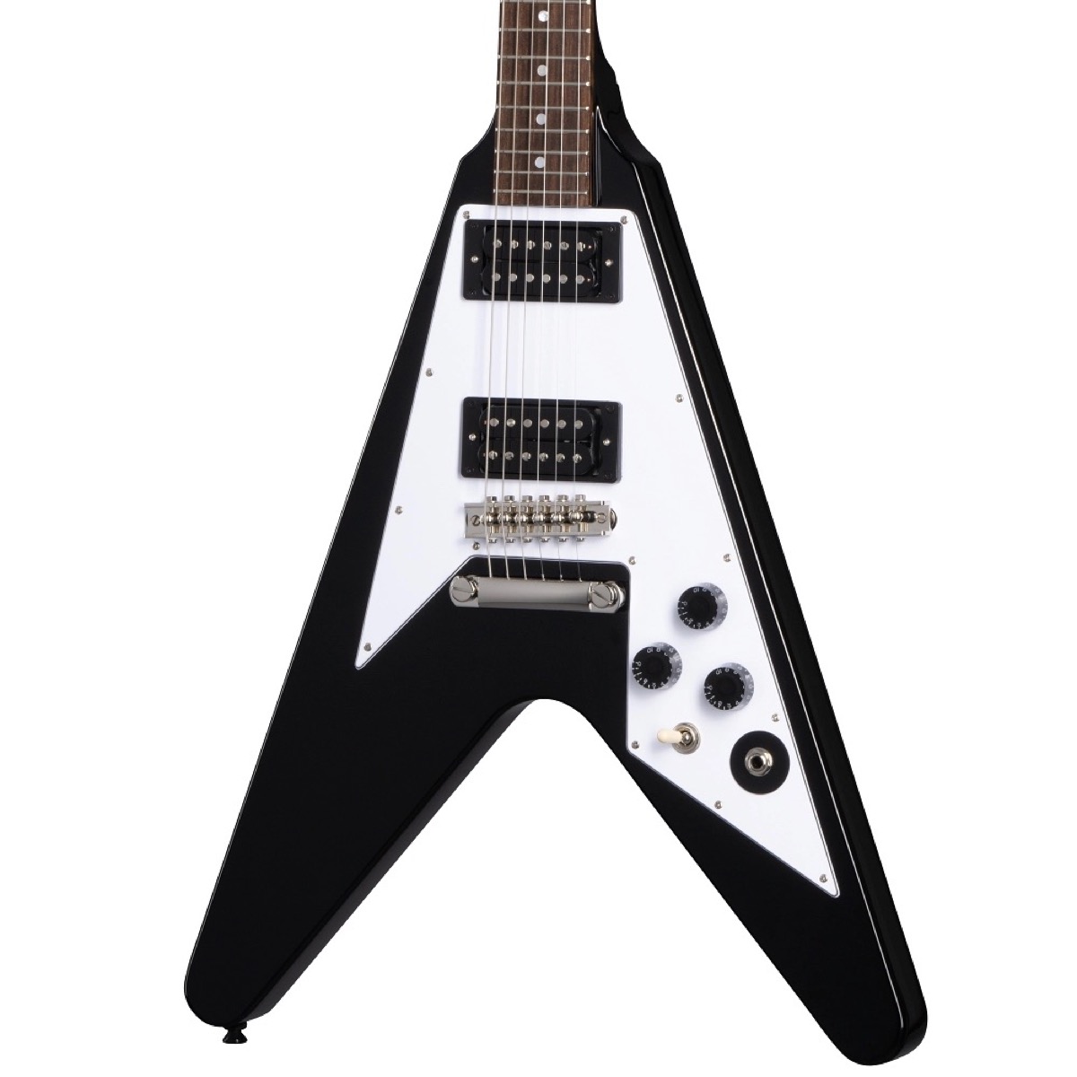 Epiphone Epiphone Kirk Hammett 1979 Flying V w/Case - Ebony - Guitars