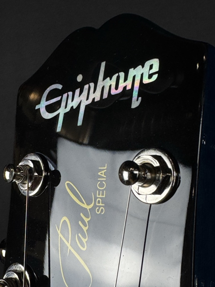 Epiphone Epiphone Les Paul Special Double Cut Figured Guitar - Ocean Water - Guitars