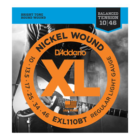 D'Addario EXL110BT Balanced Nickel Regular