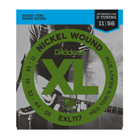 D'Addario EXL117 12-56 Nickel Medium Top  &hellip;