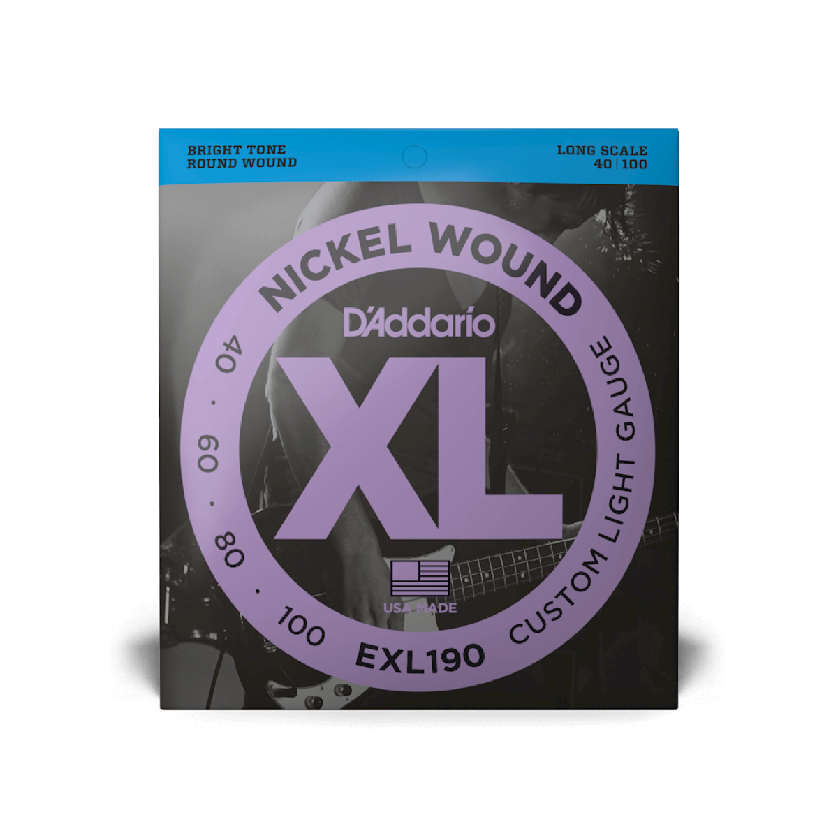 D'Addario EXL190 40-100 Bass Custom Light