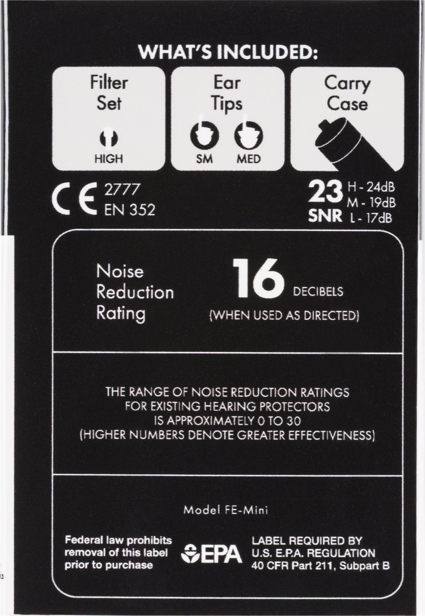 Fender Fender Pro Hi-Fi Ear Plugs 20db Noise Reduction - Misc