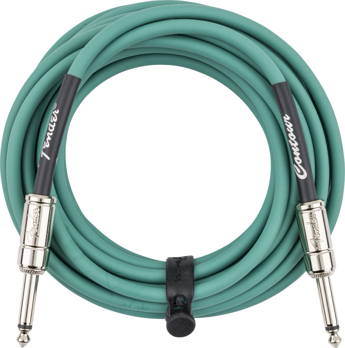 Fender 18.6 Foot Contour Cable In Sherwood Green