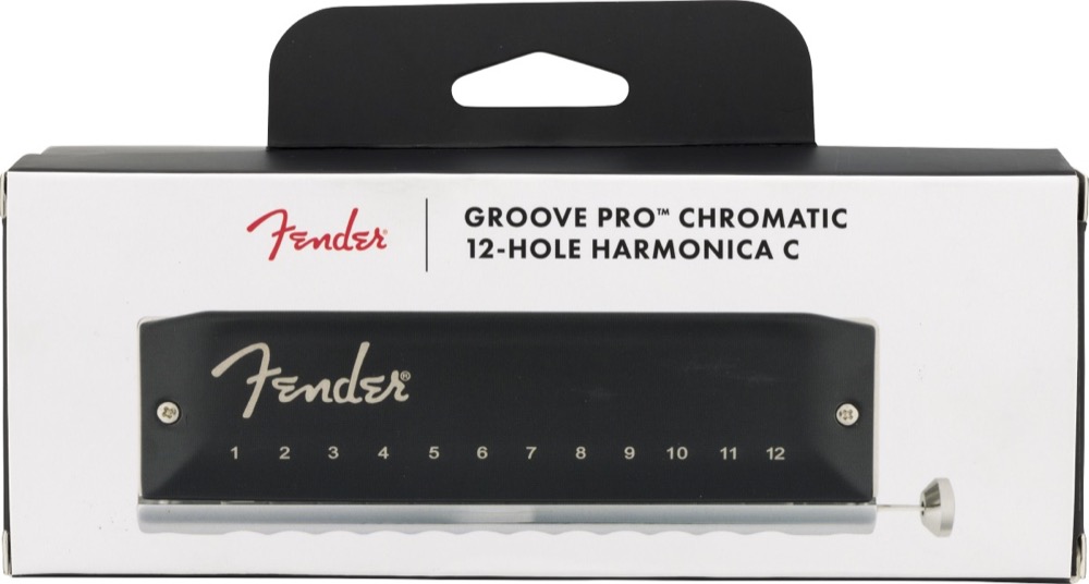 Fender Fender Groove Pro Chromatic 12 Hole Harmonica, Key Of C - Harmonicas
