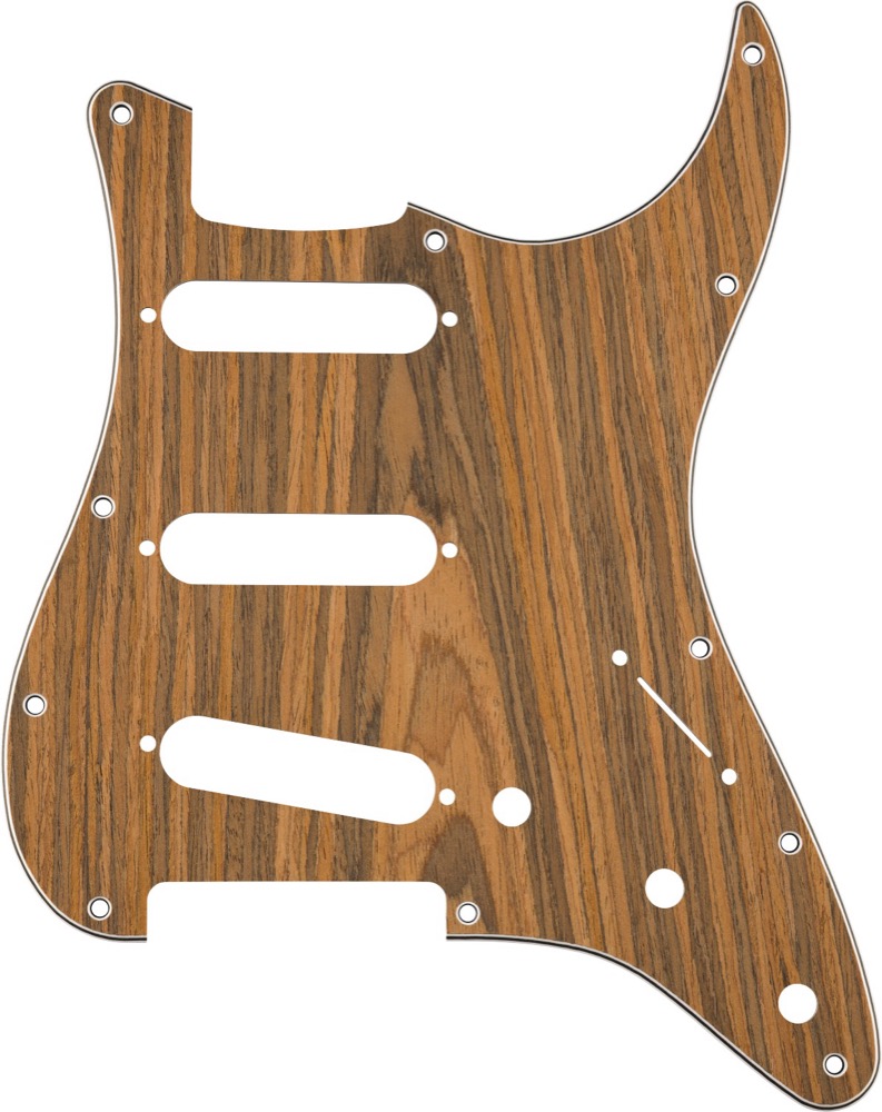 Fender Strat Pickguard Rosewood 5 Ply