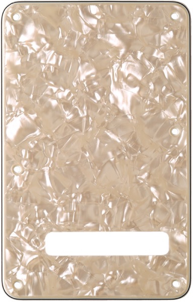 Fender Backplate Strat Moto Wht