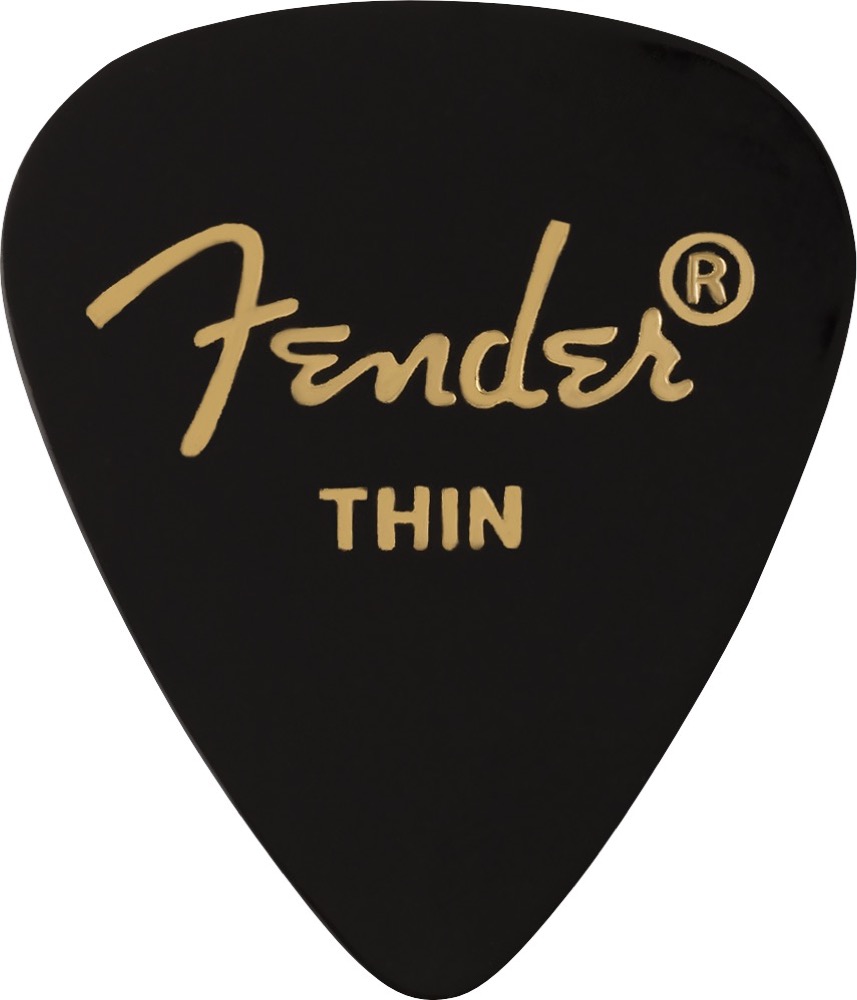 Fender Pick Pack 12 Premium Celluloid Black  &hellip;