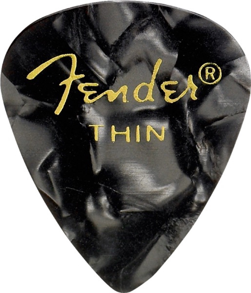 Fender Pick Pack 12 Premium Celluloid Black  &hellip;