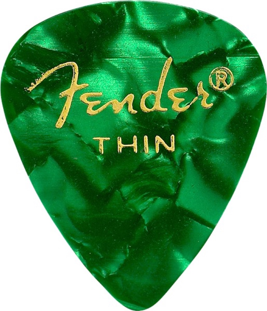 Fender Pick Pack 12 Premium Celluloid Green  &hellip;