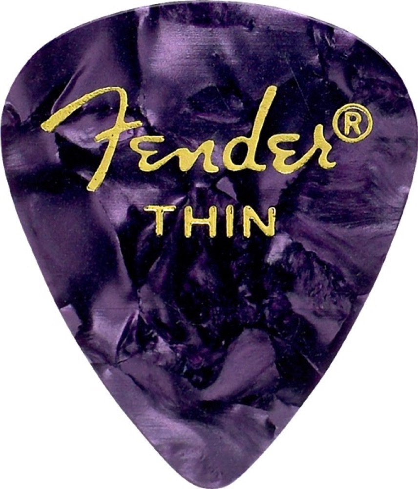 Fender Pick Pack 12 Premium Celluloid Purple  &hellip;