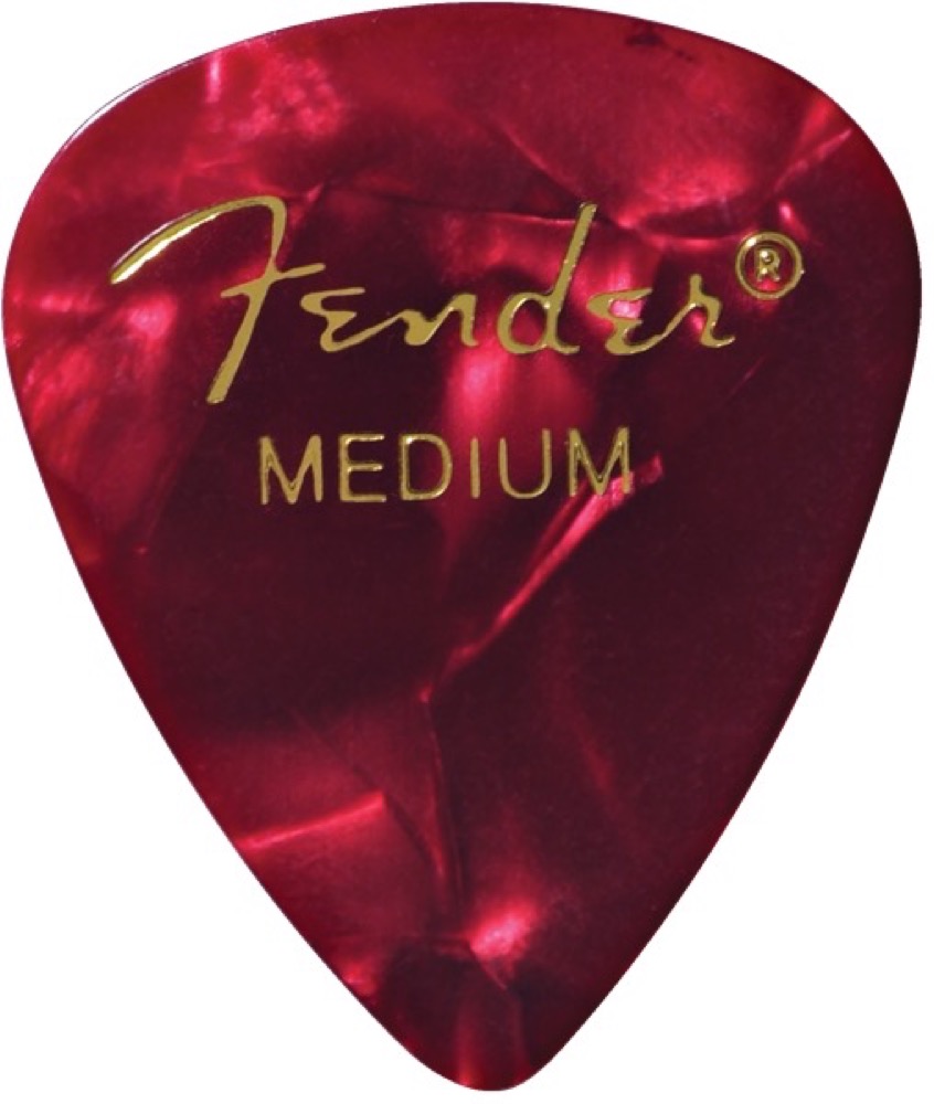 Fender Pick Pack 12 Premium Celluloid Red  &hellip;