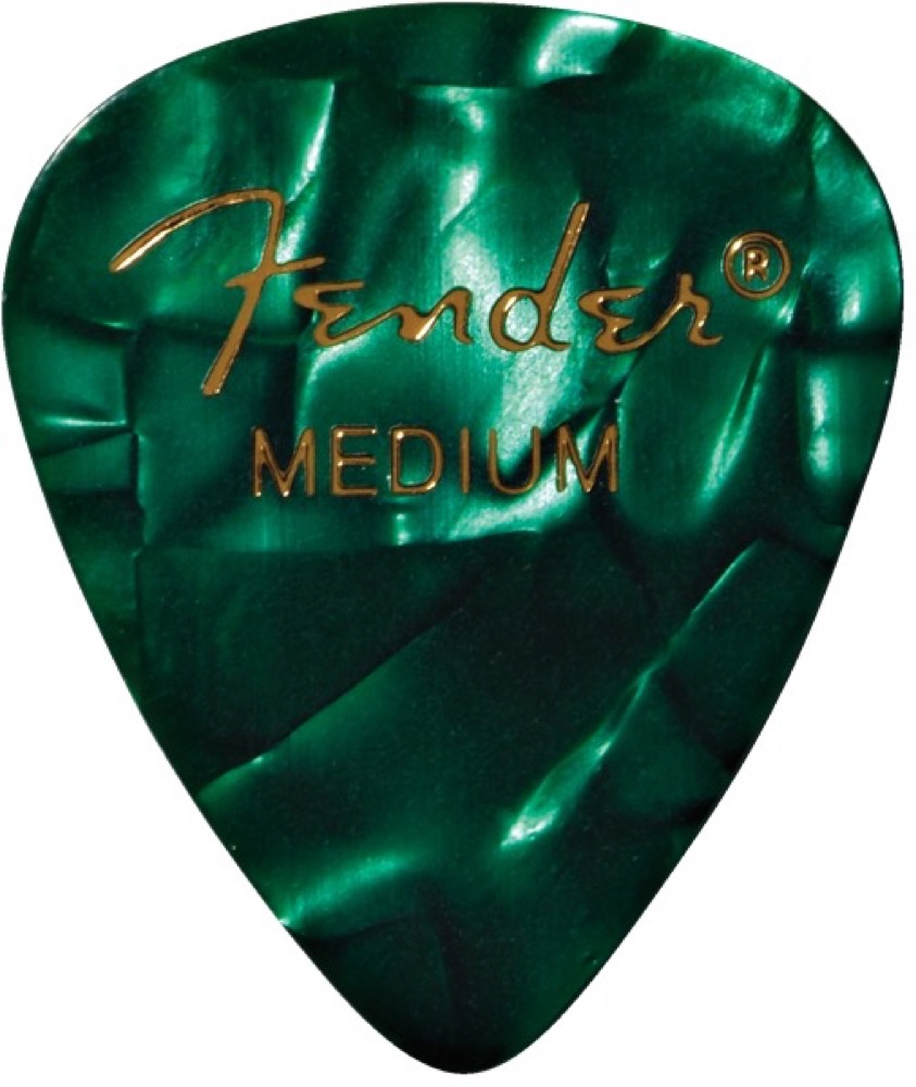 Fender Pick Pack 12 Premium Celluloid Green  &hellip;