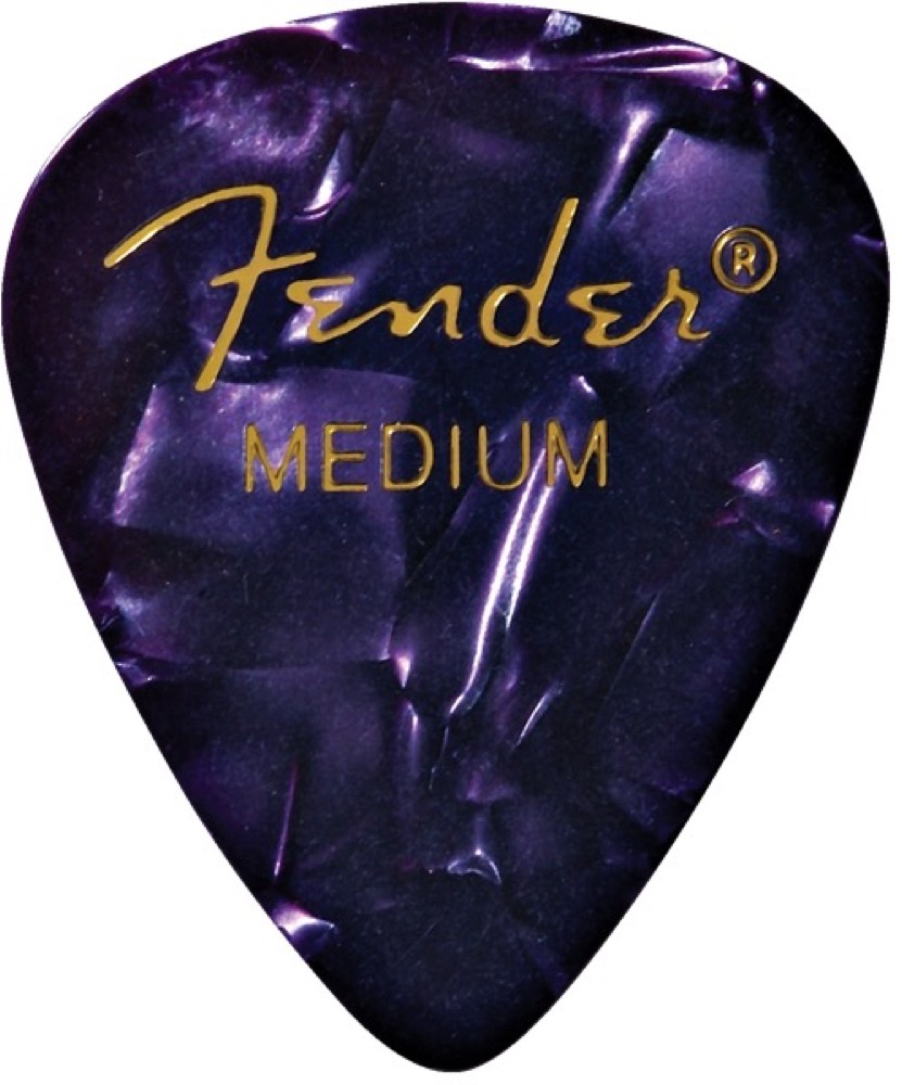 Fender Pick Pack 12 Premium Celluloid Purple  &hellip;