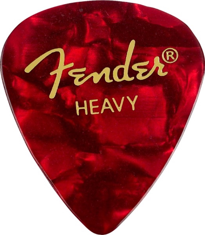 Fender Pick Pack 12 Premium Celluloid Red  &hellip;